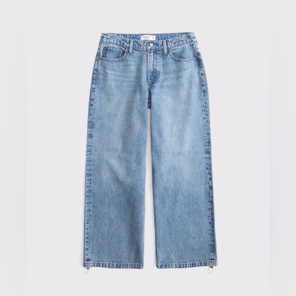 Abercrombie & Fitch Denim - Low Rise Ultra Loose Bungee Hem Jean